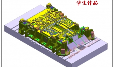 UG汽車模具設計學生作品