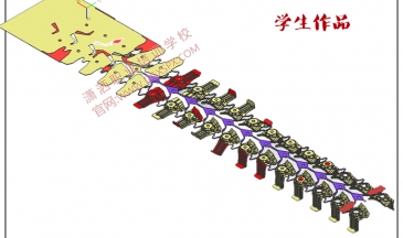 UG汽車模具設(shè)計學(xué)生作品