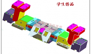 UG汽車模具設(shè)計(jì)學(xué)生作品