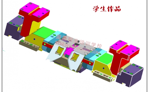 UG汽車模具設(shè)計(jì)學(xué)生作品